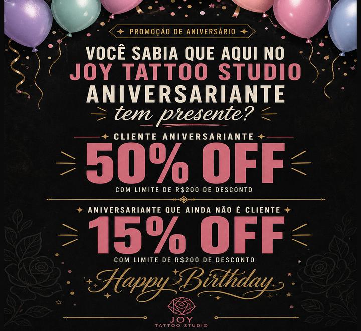 Promoção de aniversário